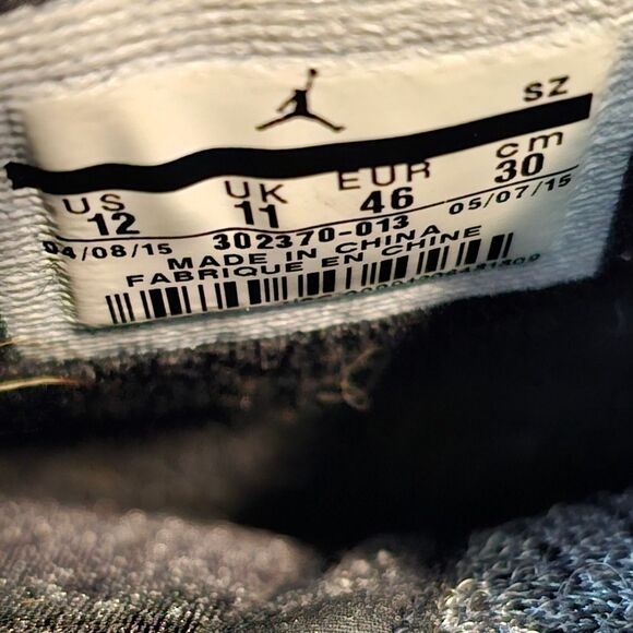 2015 Air Jordan 9 Retro 'Anthracite Size 12 - Picture 11 of 11